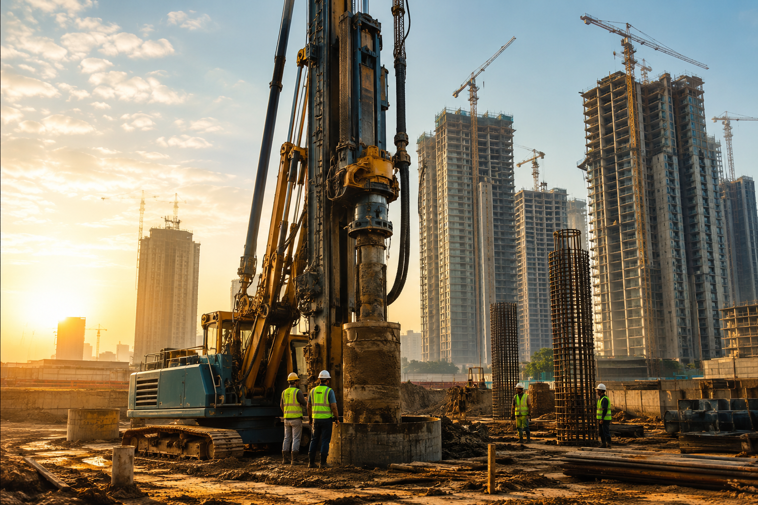 High-Rise Buildings foundation works